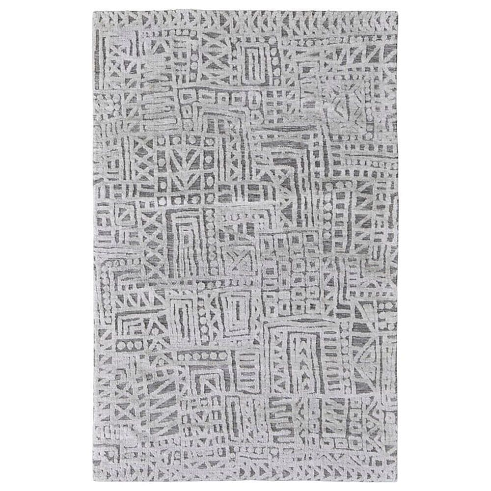 Feizy Colton 5" x 8" Gray Area Rug, , large