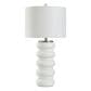 Flair Industries Frosted White  Table Lamp, , large