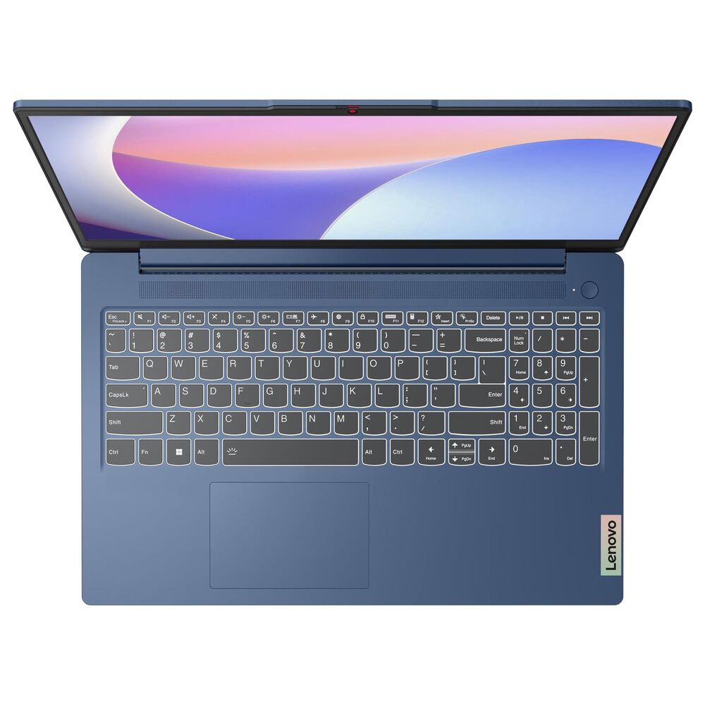 Lenovo 15.6&quot; IdeaPad Slim 3 15IRU8 | Intel Core i5 1335U - 16GB RAM - Integrated Intel Iris Xe Graphics - 512GB SSD in Abyss Blue, , large