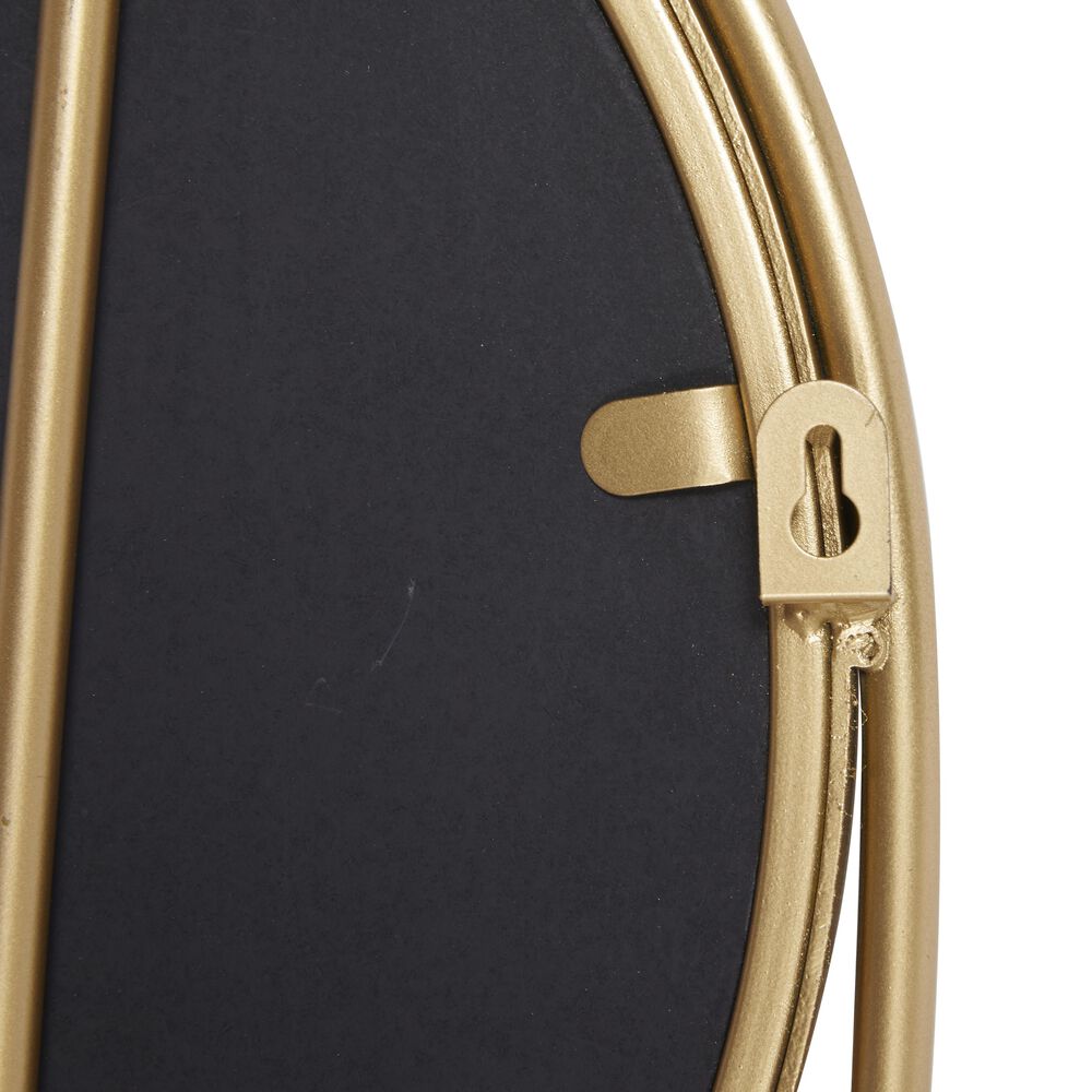 Maple and Jade 20&quot; x 43&quot; Wall Mirror in Matte Gold, , large