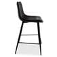Moe"s Home Collection Alibi Counter Stool in Black Faux Leather, , large