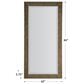 Hooker Furniture Sundance Floor Mirror in Dark Brown and Silver, , large