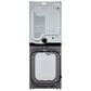 LG WashTower 4.5 Cu. Ft. Washer and 7.4 Cu. Ft. Gas Dryer in Graphite Steel, , large