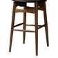 Baxton Studio Flora Bar Stool in Walnut (Set of 2), , large