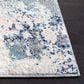 Safavieh Aston 3" x 5" Ivory and Blue Area Rug, , large
