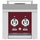 Hestan 12" Built-In Natural Gas Double Side Burner for Cart in Tin Roof, , large