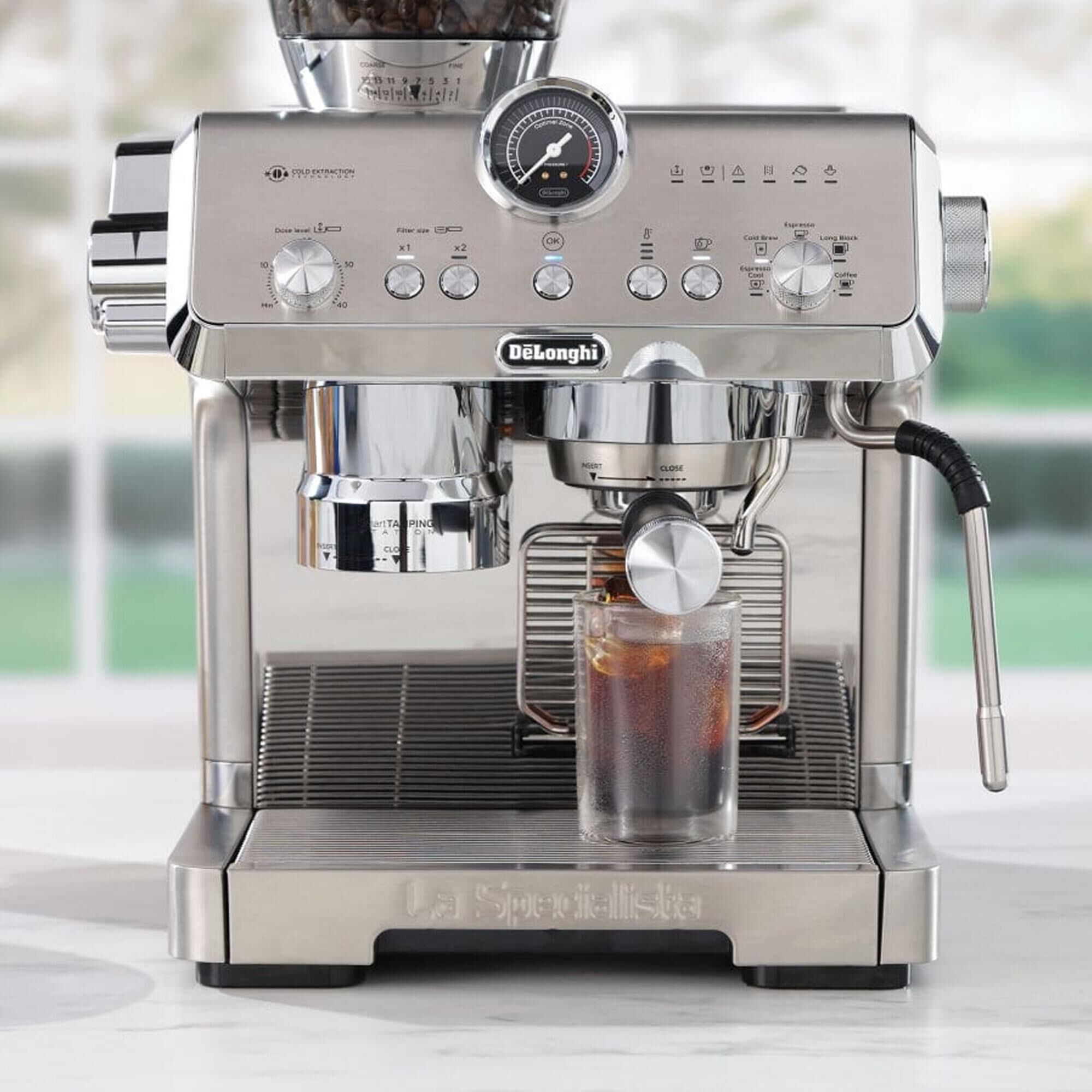 DeLonghi La Specialista Opera 2L Espresso Machine in Metal