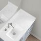 37B Lucerne 36" Single Bathroom Vanity Cabinet in Soft Blue with Marble Top and Backsplash, , large