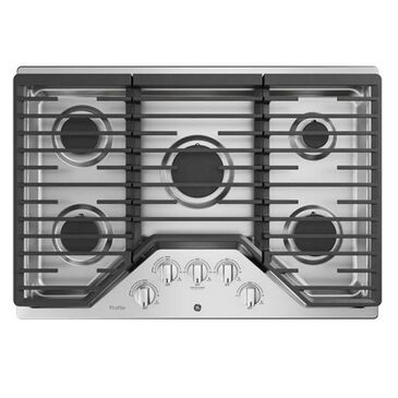 GE Profile Series 30" Built-In Gas Cooktop in Stainless Steel, , large