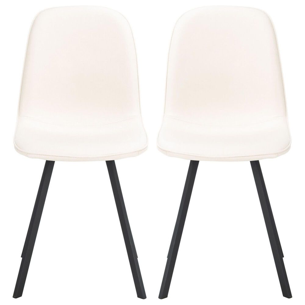 Safavieh Ellery Dining Chair in Beige &#40;Set of 2&#41;, , large