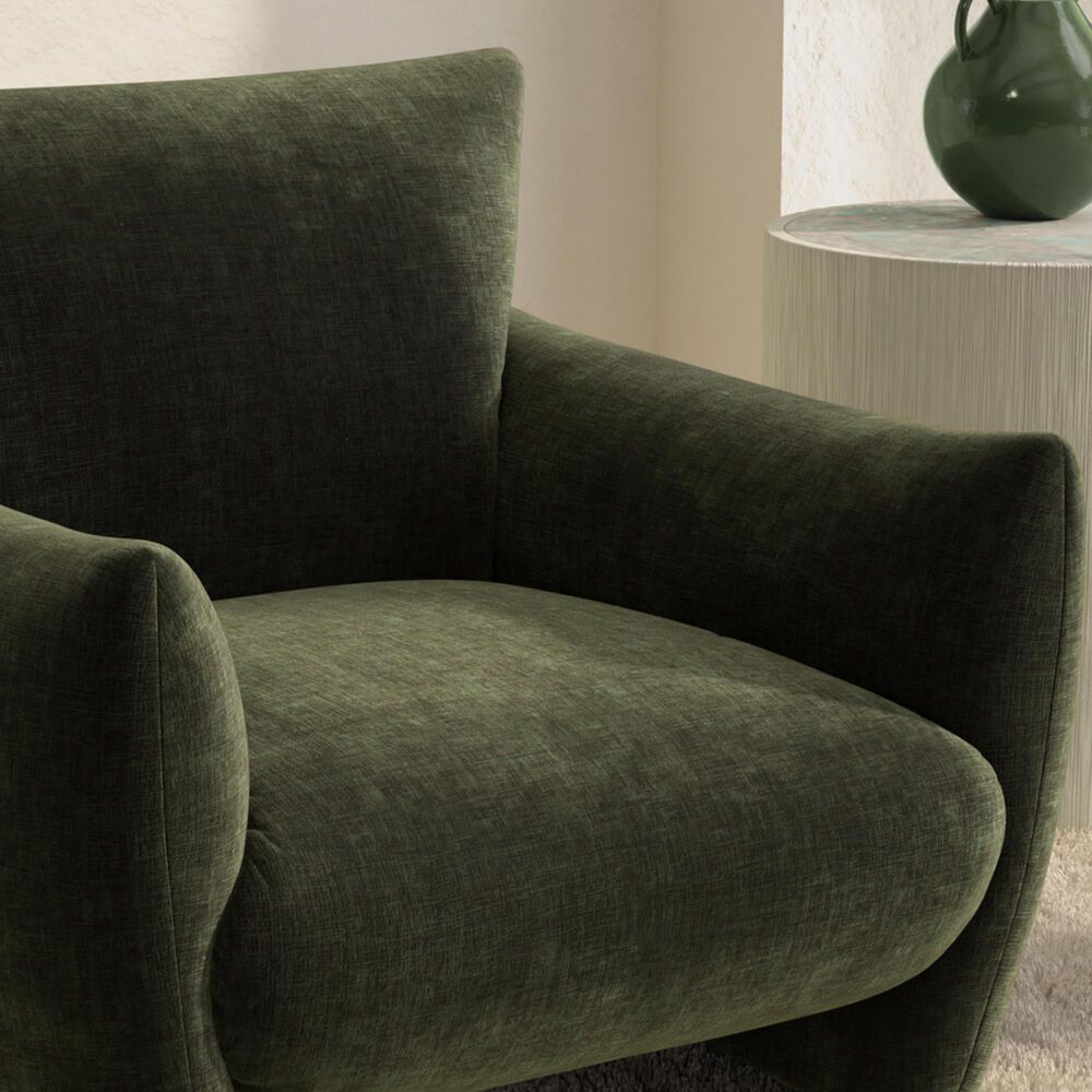 Golden Wave Furniture Atlas Accent Chair in Green, , large
