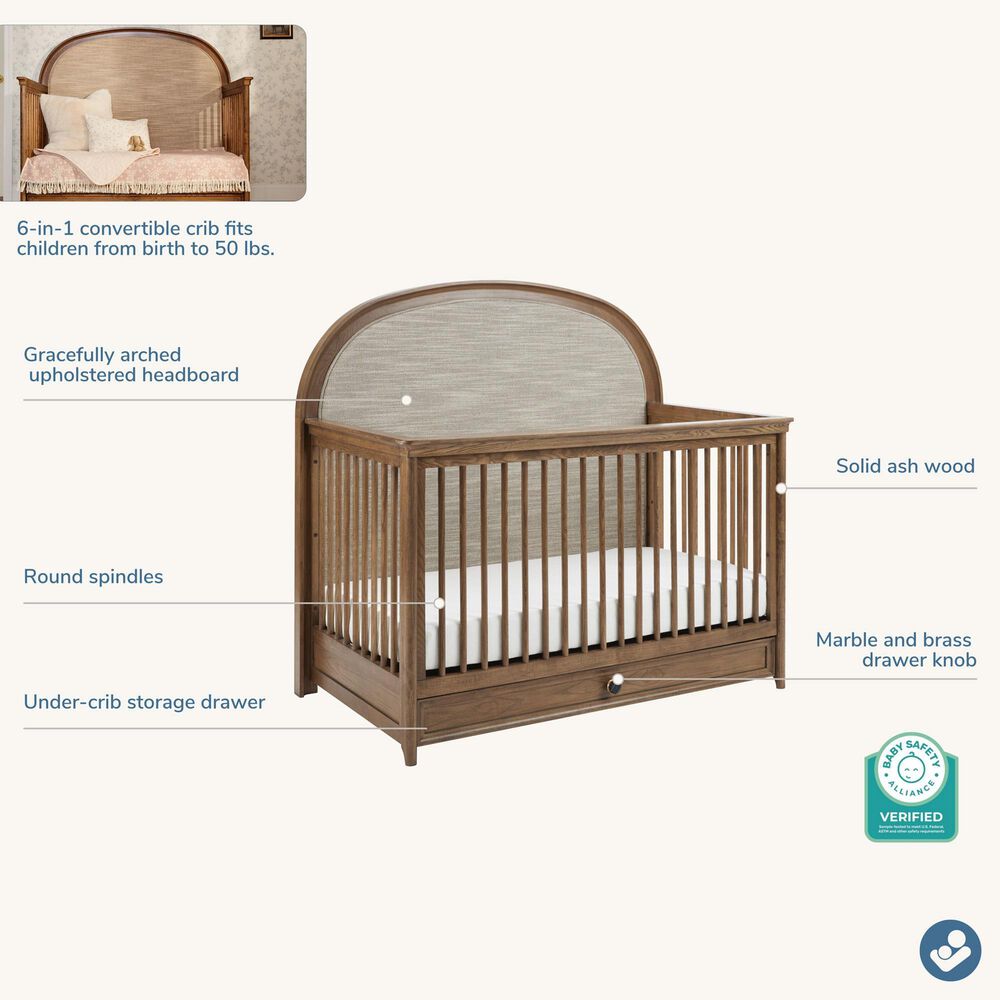 Maxi Cosi Quiet Luxury 3-Piece Nursery Set in Dolce Oak, , large