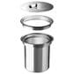 Blanco Solon Dual Mount Compost System in Stainless Steel, , large