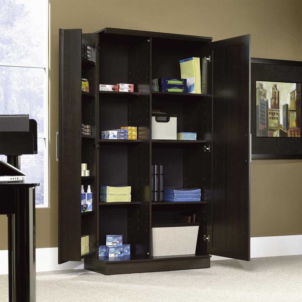 Sauder HomePlus Large Storage Cabinet with Door in Dakota Oak, , large
