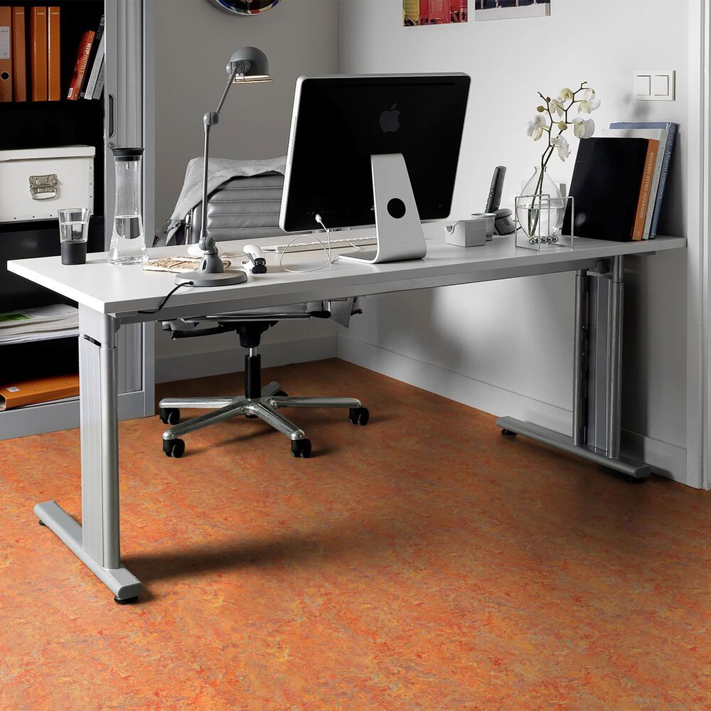 Forbo Marmoleum Cinch Loc Seal 12&quot; x 12&quot; Laminate Tile in Asian Tiger, , large