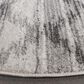 Safavieh Adirondack ADR106P-6R 6" x 6"  Silver/Charcoal Round Rug, , large