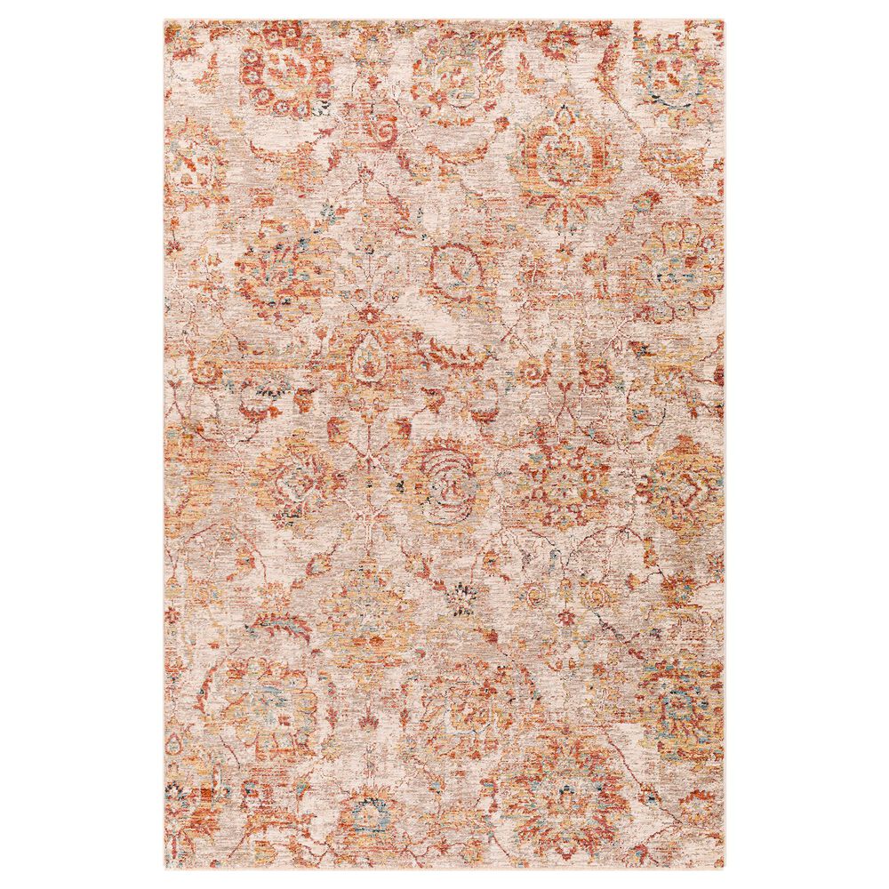 Surya Mirabel 5" x 7"5" Teal, Rust, Burnt Orange, Mustard, Gray and Beige Area Rug, , large