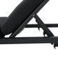 Hearth and Haven Navan Outdoor Foldable and Stackable Chaise Lounge in Dark Grey, , large