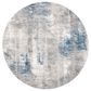 Safavieh Invista 6"7" Round Grey and Ivory Area Rug, , large