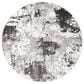 Surya Venice VNE-2308 7"9" Round Charcoal and Ivory Area Rug, , large