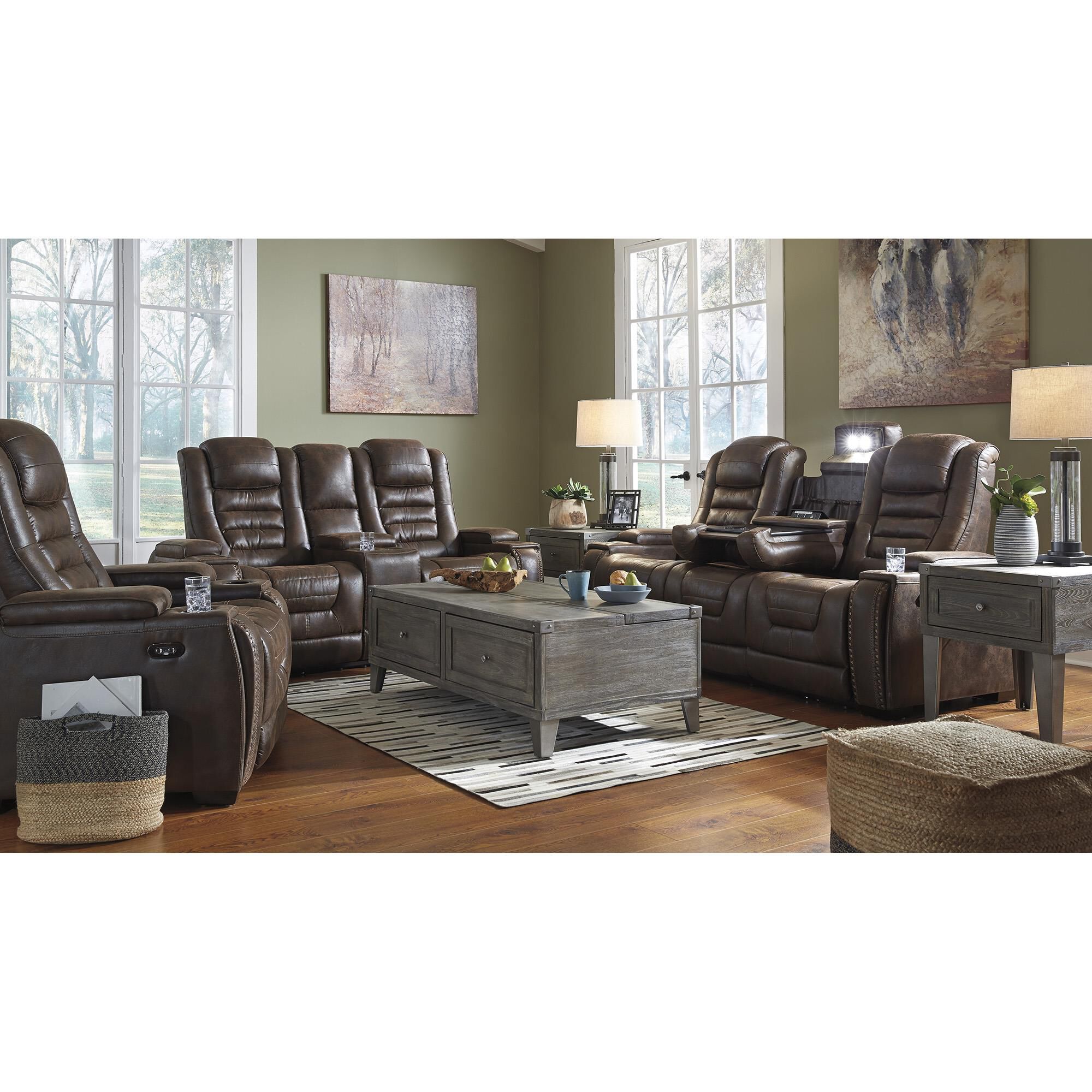 Ashley game online zone recliner