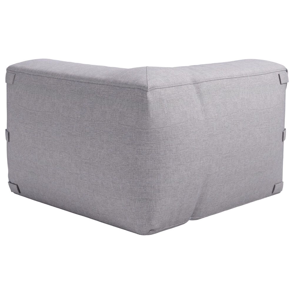 Zuo Modern Luanda Corner Chair in Gray, , large