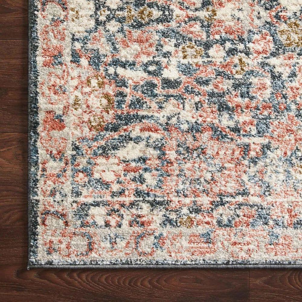Loloi II Saban SAB-03 2&#39;7&quot; x 4&#39; Navy and Rust Area Rug, , large