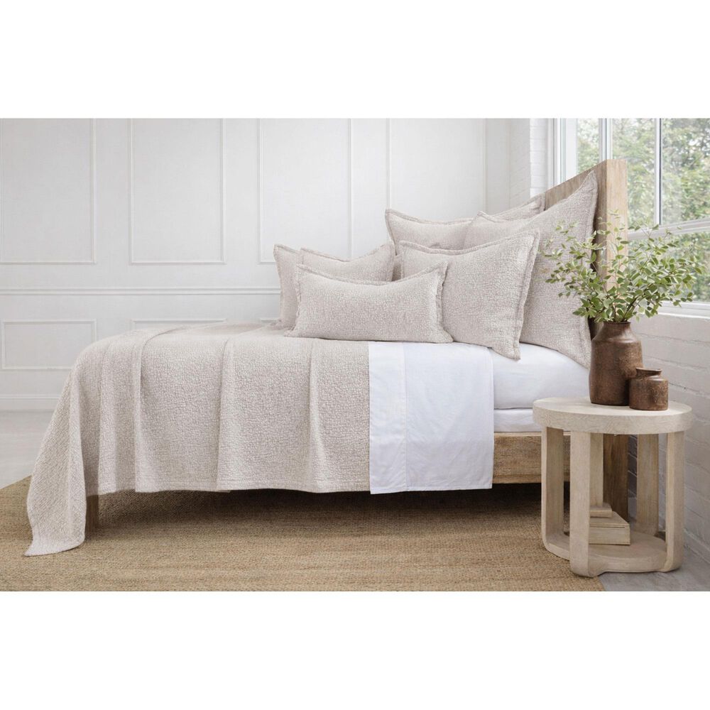 Pom Pom At Home Malibu 28" x 36" Big Pillow with Insert in Oatmeal, , large