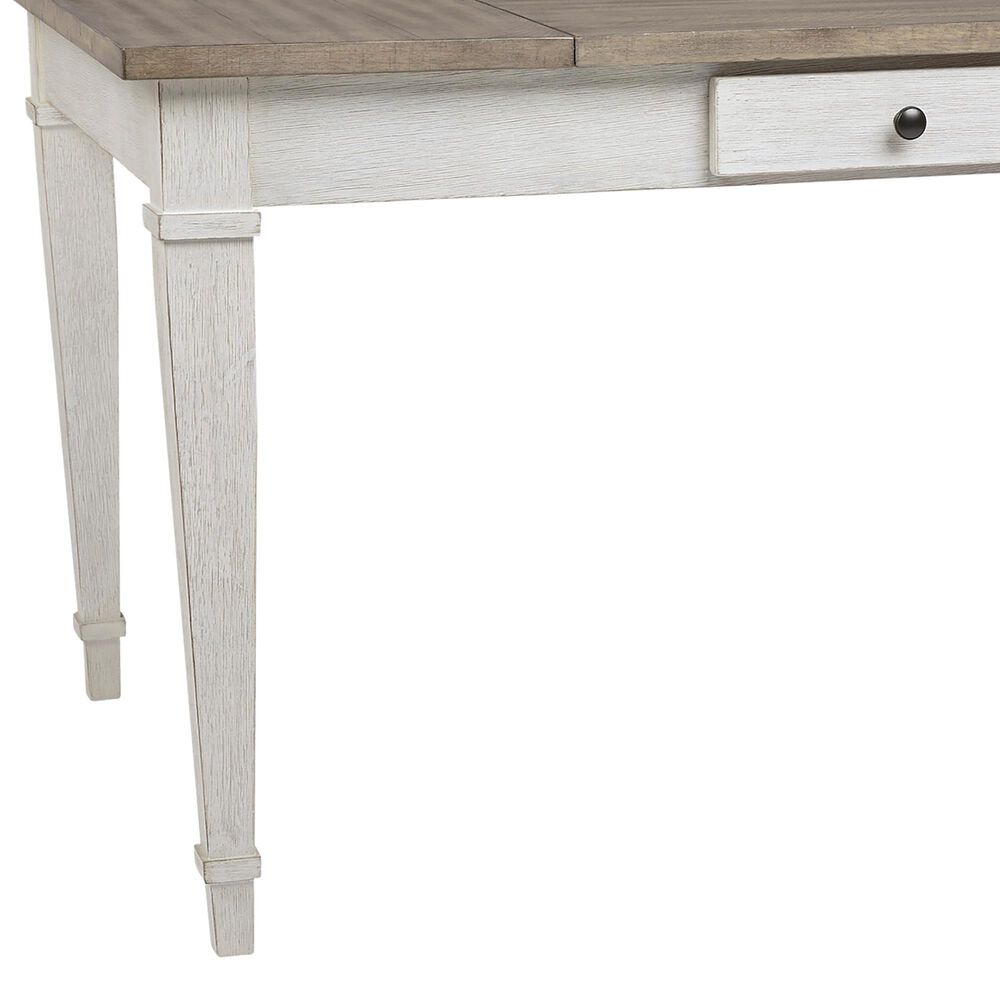 Ashley Skempton Dining Table in White and Light Brown - Table Only, , large
