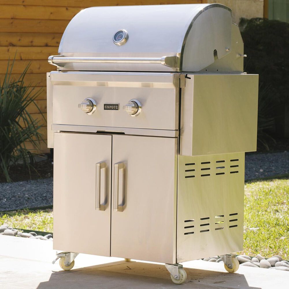 Coyote Outdoor 28" CSeries Liquid Propane Grill with Cart in Stainless