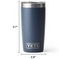 YETI Rambler Jr 10 Oz Tumbler in Rescue Red, , large