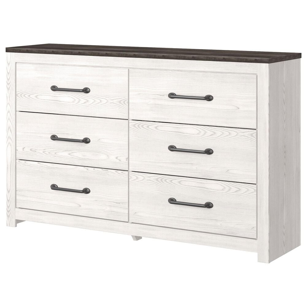 Ashley Gerridan 6 Drawers Dresser in White and Gray, , large
