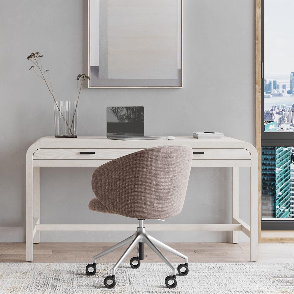Urban Home Drake 2-Drawer Writing Desk in Sugar, , large