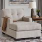 Ashley Mahoney Chaise in Pebble, , large