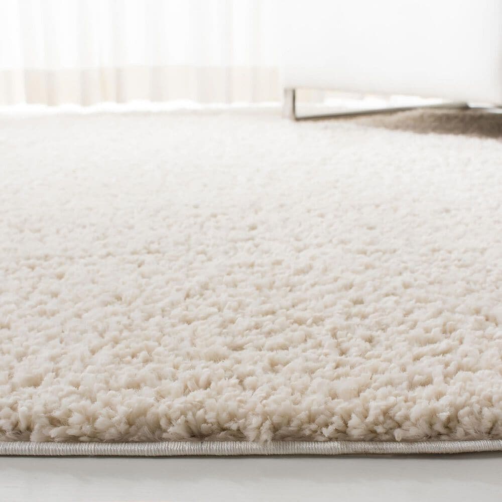 Safavieh August Shag AUG900C 4&#39; Round Ivory Area Rug, , large