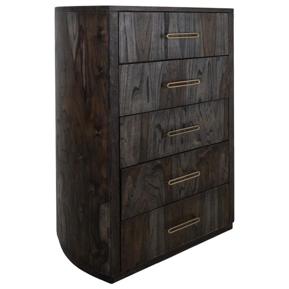 Fallridge Balam 5-Drawer Chest in Stained Dark, , large