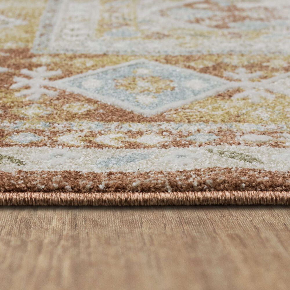 Karastan Windemere 8&#39; x 10&#39;3&quot; Gray, Beige, Blue and Terracotta Area Rug, , large