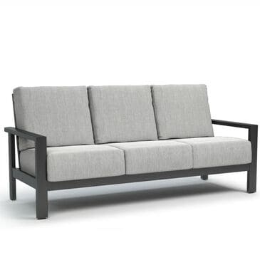 Homecrest Elements Outdoor Sofa with Canvas Granite Cushion in Carbon, , large