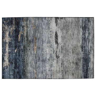 37B Nouveau NV3 2"6" x 3"10" Navy Indoor/Outdoor Area Rug, , large