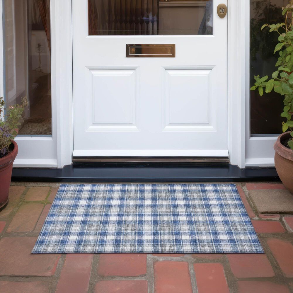 Dalyn Rug Company Wonderland WN25 1&#39;8&quot; x 2&#39;6&quot; Navy Indoor/Outdoor Area Rug, , large