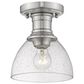 Golden Lighting Hines Semi-Flush in Pewter, , large