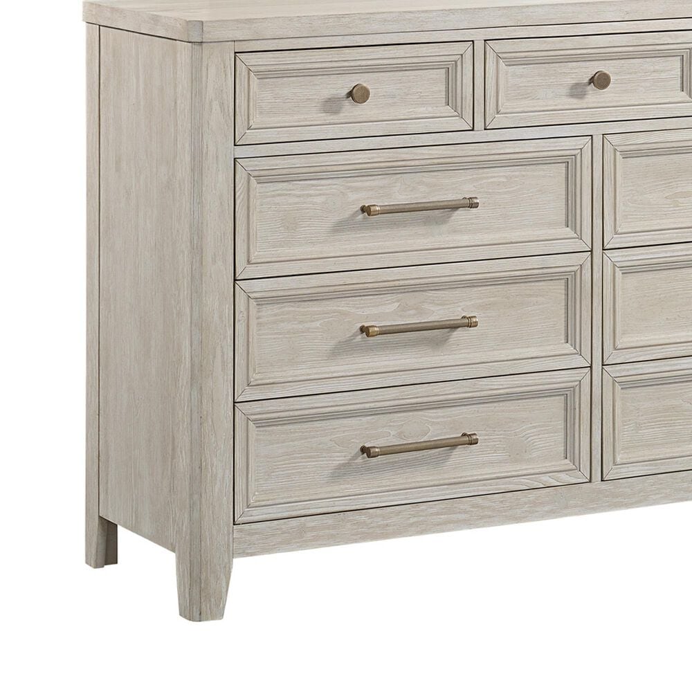 Hawthorne Furniture Carlson 3-Piece Queen Panel Bedroom Set in Washed Linen, , large
