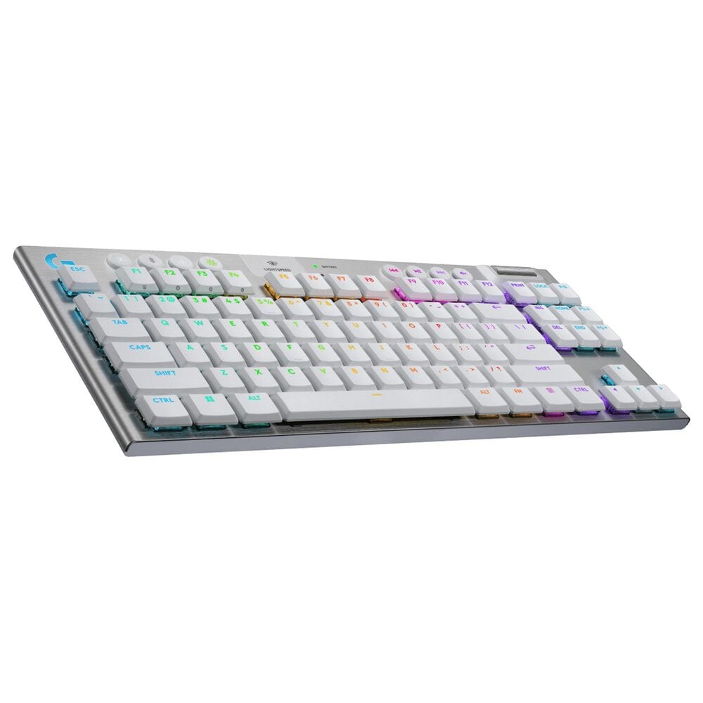 Logitech G915 X Lightspeed TKL Tactile Wireless Gaming Keyboard in White, , large