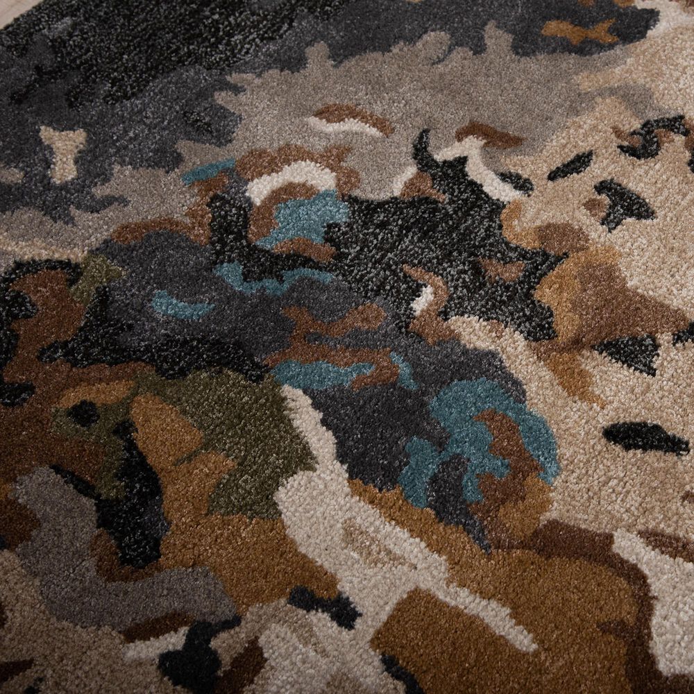 RIZZY Kinetic KIN534 Brown 8'9" x 11'9" Area Rug, , large