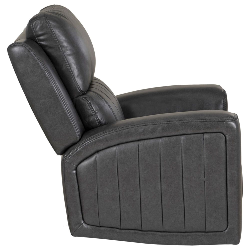 Linon Home Decor Izaiah Power Glider Recliner in Grey, , large