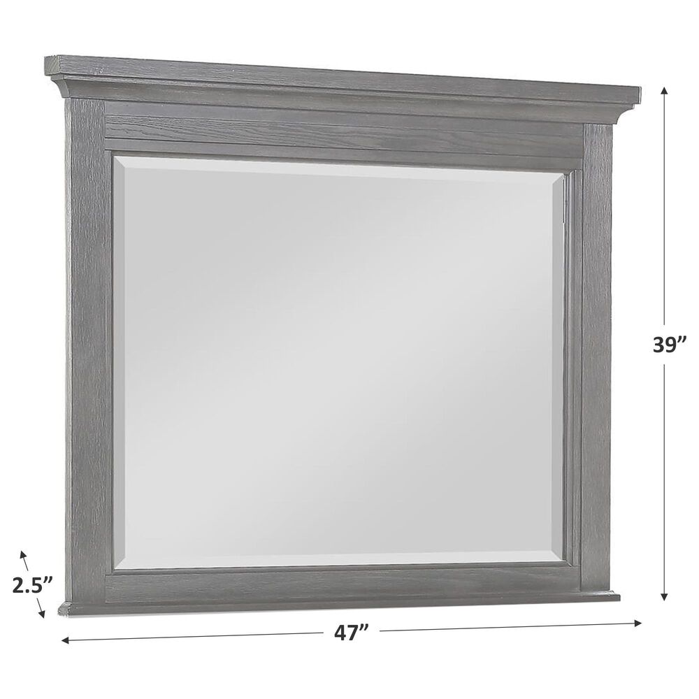 Frankfurt Furniture Prescott Mirror in Gray Oak, , large