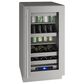 U-Line 18" Beverage Center in Stainless Frame, , large
