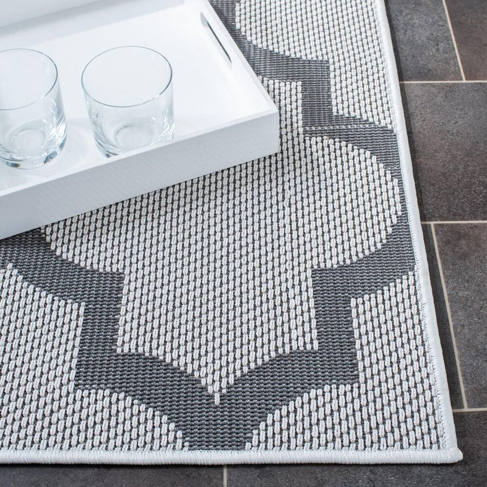 Safavieh Bermuda BMU804B 9&#39; x 12&#39; Ivory and Grey Indoor/Outdoor Area Performance Rug, , large