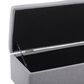 Maple and Jade Modern Storage Bench in Grey, , large