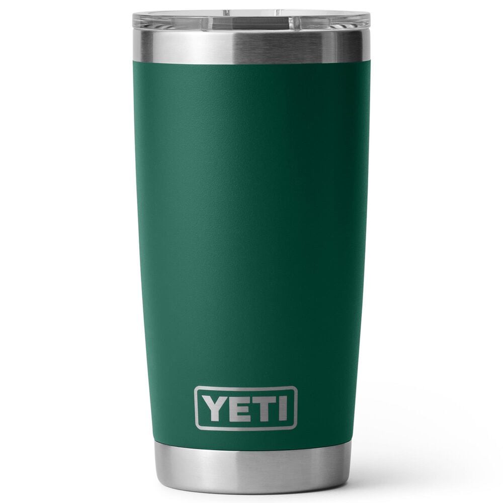 YETI Rambler 20 Oz Tumbler with MagSlider in Black Forest Green, , large